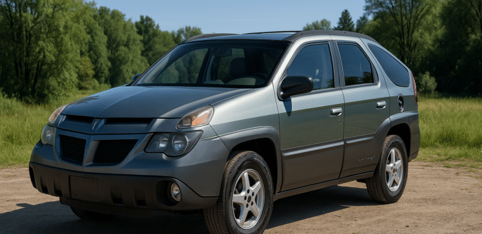 Pontiac Aztek vs. SUVs modernes : quel est le meilleur choix pour un design atypique ?